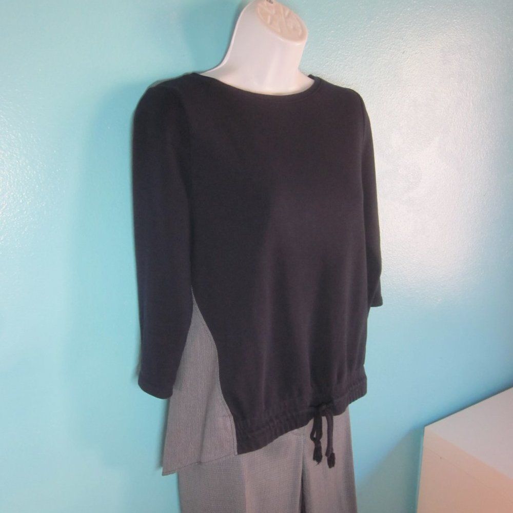 B:MING by Beams Womens Size M Top Japanese Brand Pullover Blue Layering Top